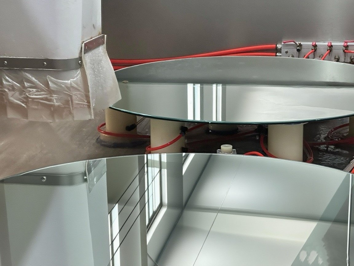 LED mirror inspection